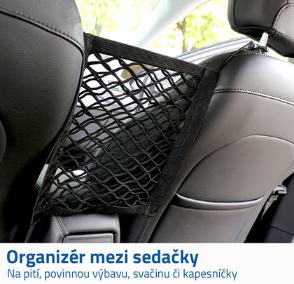 Organizér do auta mezi sedačky