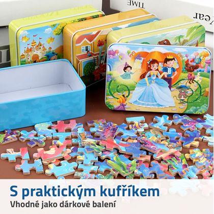 dřevěné puzzle