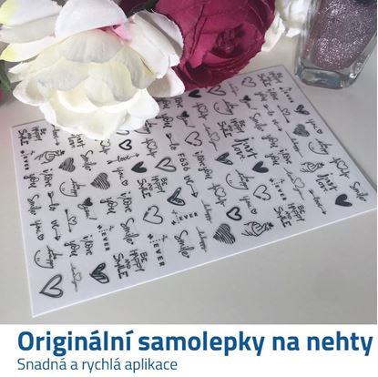 Zdobící samolepky na nehty