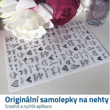 Zdobící samolepky na nehty