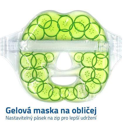 Gelová maska na obličej - okurka