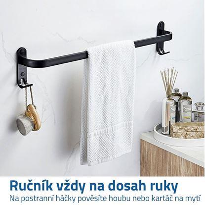 Nástěnný držák na ručník