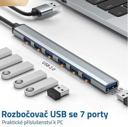 Víceportový adaptér USB-C 7 v 1