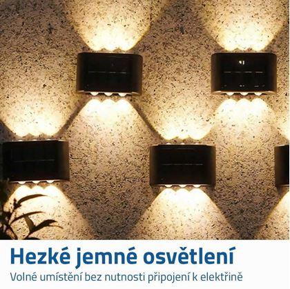 Obrázek z Solární LED nástěnné světlo 