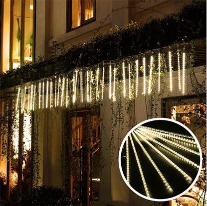 Obrázek Vánoční osvětlení padající sníh