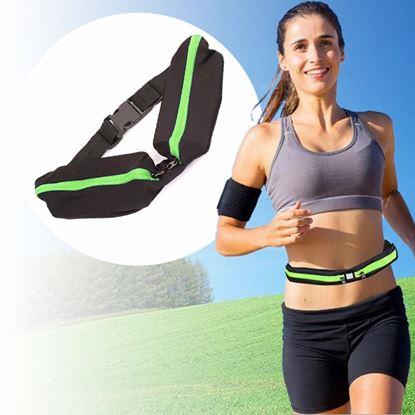 Obrázek Sportovní ledvinka slim - zelená